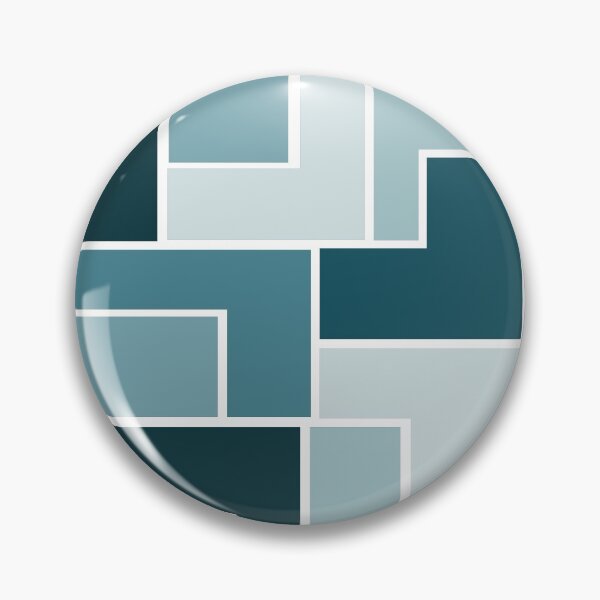 Item preview, Cyan L-Shaped Hexagons designed and sold by shahramroj.
