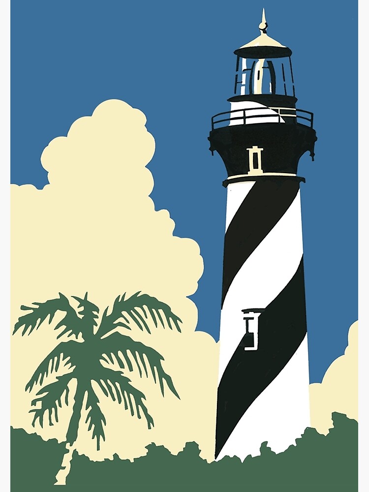 "St. Augustine Lighthouse Florida" Spiral Notebook by kranefeldink