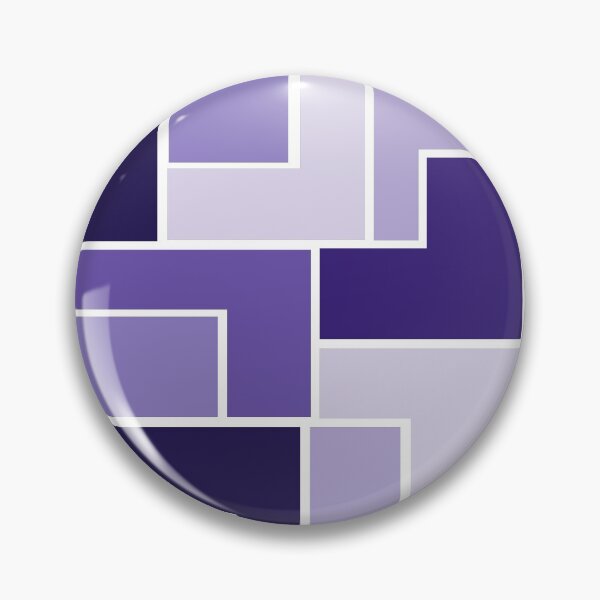 Item preview, Purple L-Shaped Hexagons designed and sold by shahramroj.