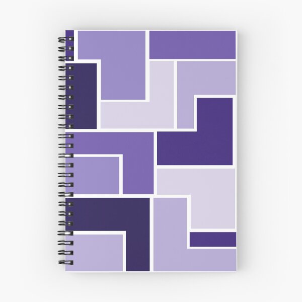 Item preview, Purple L-Shaped Hexagons designed and sold by shahramroj.