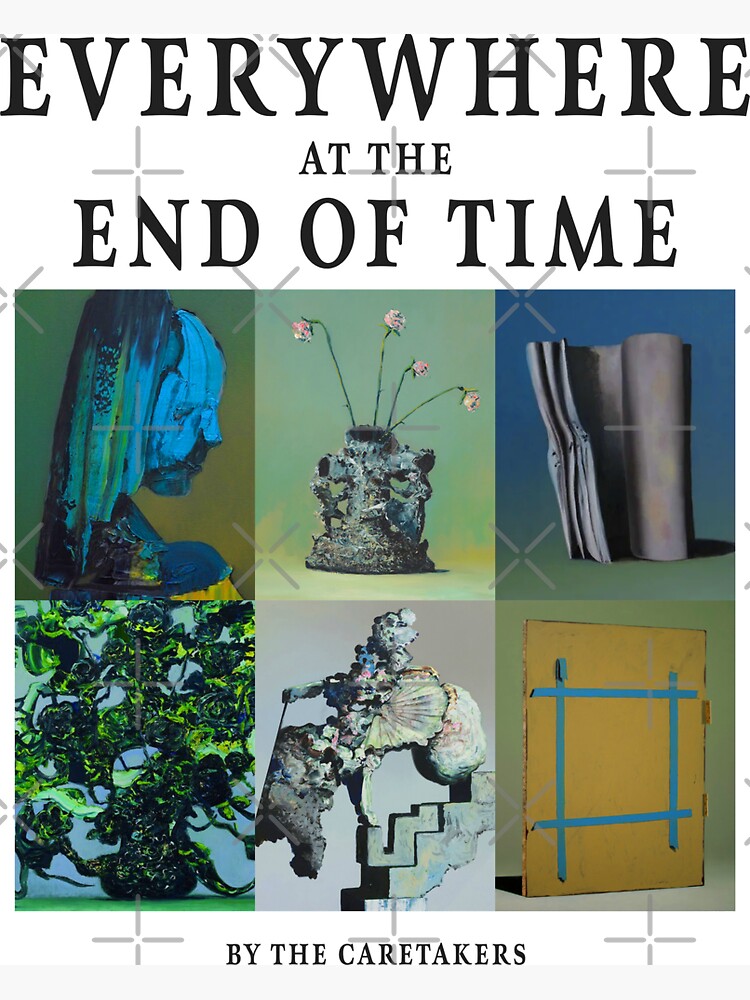 Everywhere at the End of Time by the Caretaker Album Cover Art Collection  Spiral Notebook for Sale by rhonstoppable27