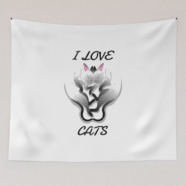 Item preview, I Love Cats designed and sold by greenchimp.
