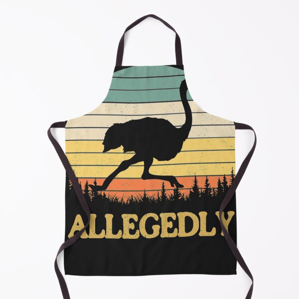 Item preview, Allegedly Ostrich Shirt Funny Retro Flightless Bird Lover designed and sold by wriunimso.