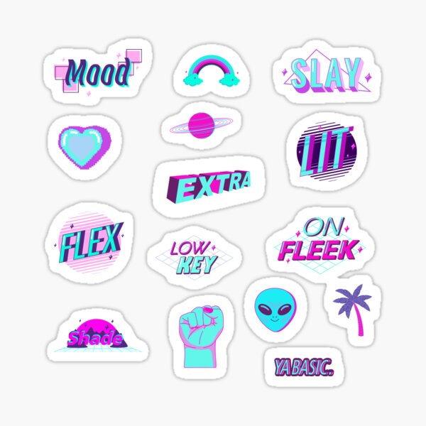 a whole mood when you re extra and slay all day sticker for sale by dominique11 redbubble