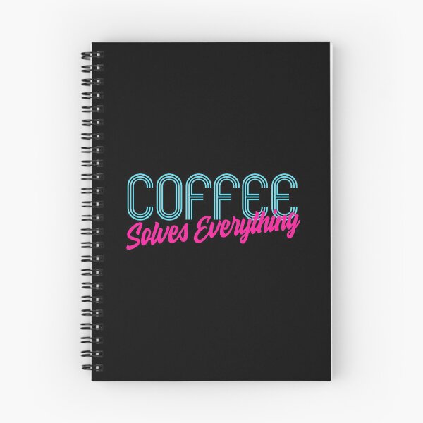 Item preview, Coffee Solves Everything 80s Style Synth Coffee Enthusiast Novelty Gift designed and sold by ToppaDesigns.