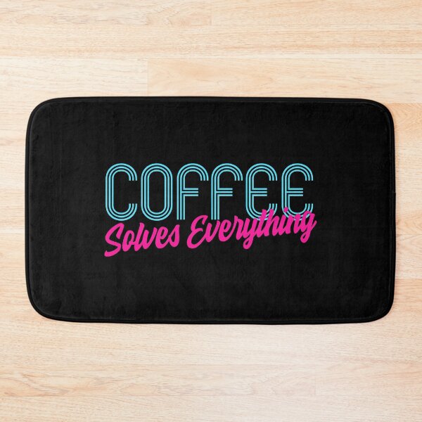 Item preview, Coffee Solves Everything 80s Style Synth Coffee Enthusiast Novelty Gift designed and sold by ToppaDesigns.