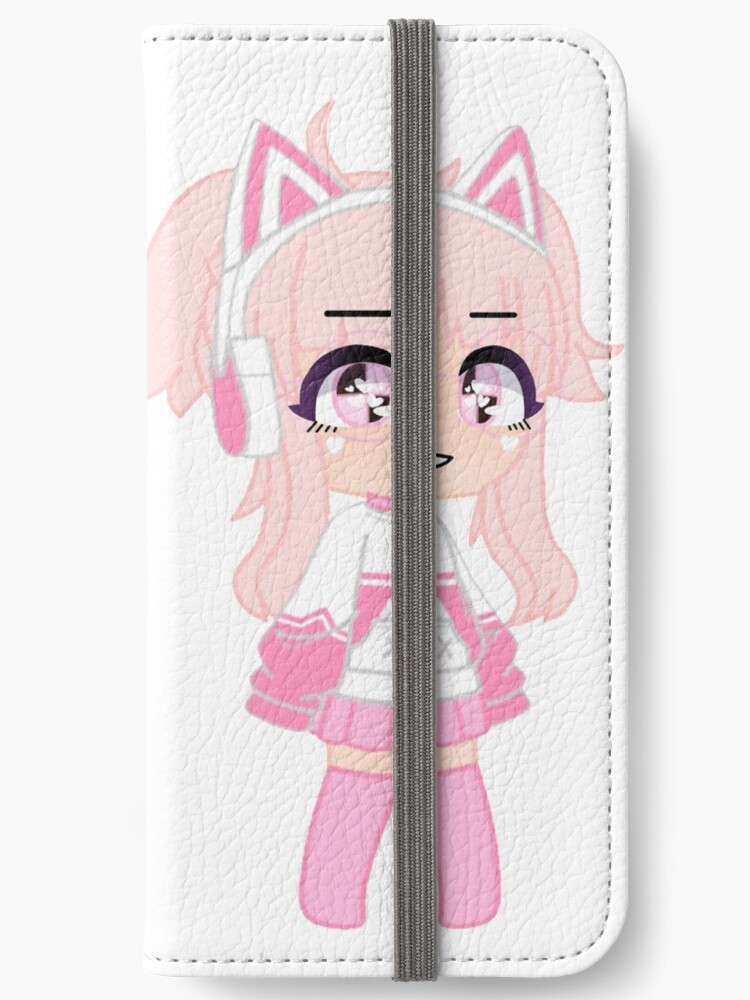 Cute Pink Gacha Life Carachter Iphone Wallet By Biden16 Redbubble