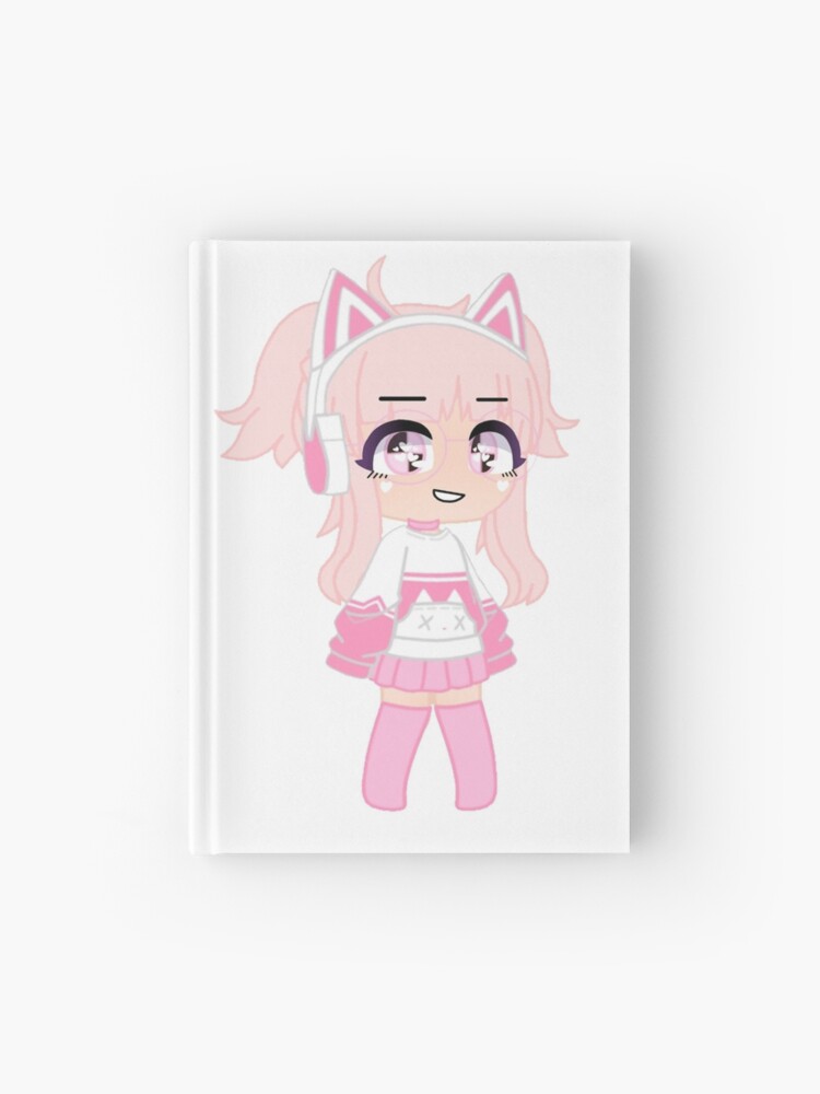 Cute Pink Gacha Life Carachter Hardcover Journal By Biden16 Redbubble