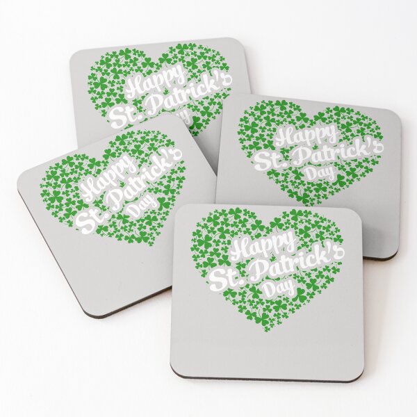 Item preview, Happy St Patricks Day Shamrock Heart Valentines Day Gift designed and sold by GINIART.