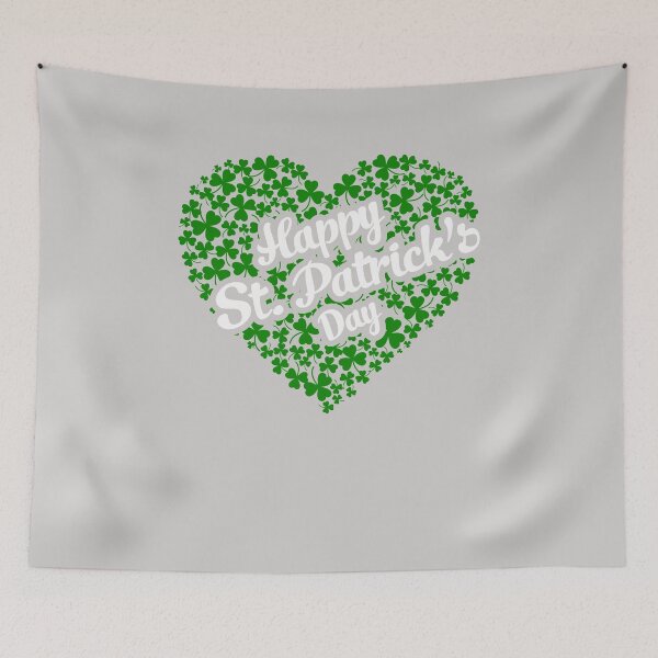 Item preview, Happy St Patricks Day Shamrock Heart Valentines Day Gift designed and sold by GINIART.