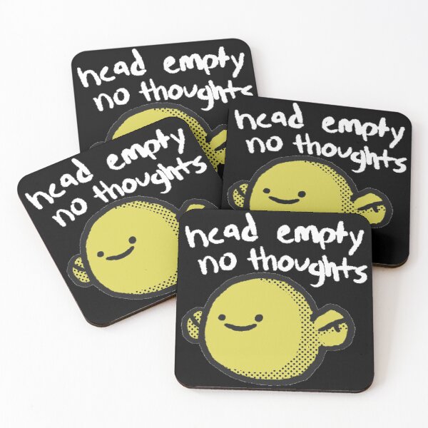 Item preview, Head Empty No Thoughts - Cursed Emoji designed and sold by Alex Garcia.