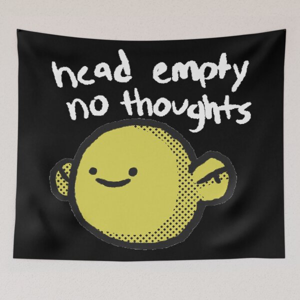 Item preview, Head Empty No Thoughts - Cursed Emoji designed and sold by Alex Garcia.