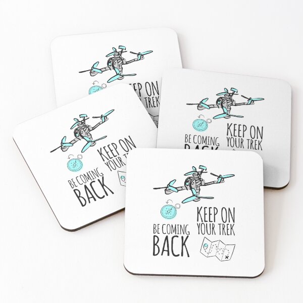 Item preview, Keep On Your Trek, Be Coming Back Funny Drone T-Shirt designed and sold by funpix-shop.