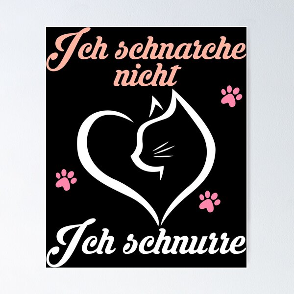 Artikelvorschau, Ich schnarchen nicht ich schnurren Katze Haustier entworfen und verkauft von blikonie.