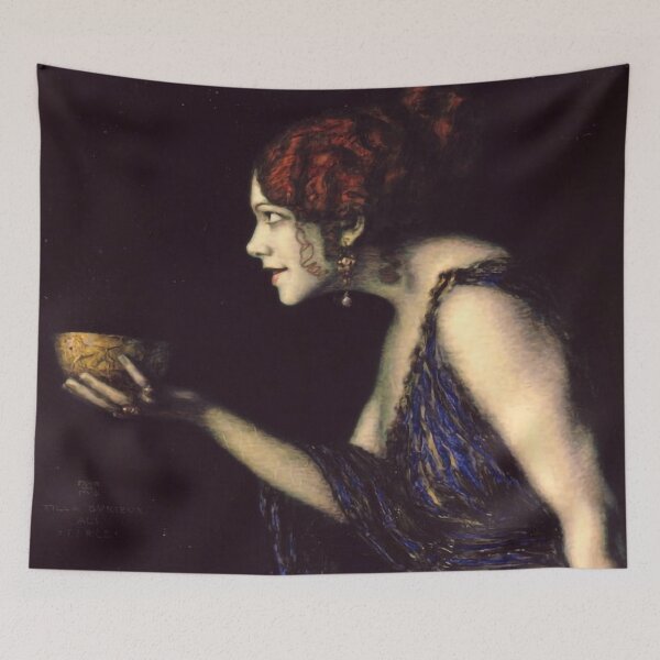 Item preview, Study of Tilla Durieux as a Circe by Franz von Stuck designed and sold by IndieArtDream.