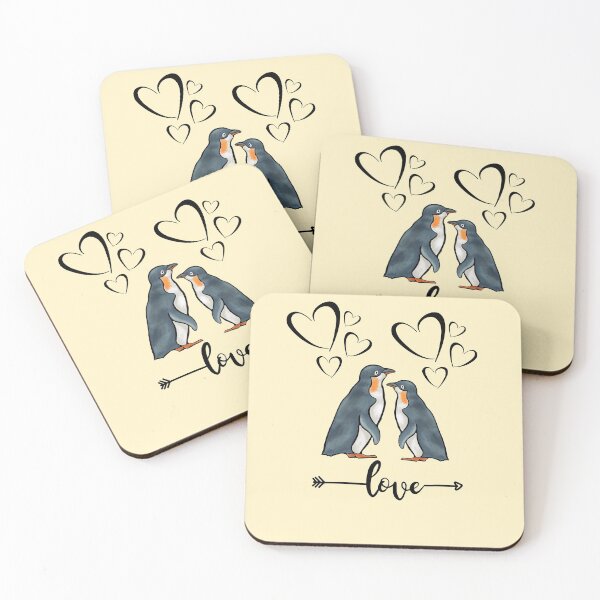 Item preview, Penguin couple designed and sold by Varshinee.