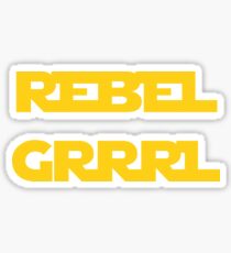 REBEL GIRL GRRRL PRINCESS LEIA STAR WARS Sticker
