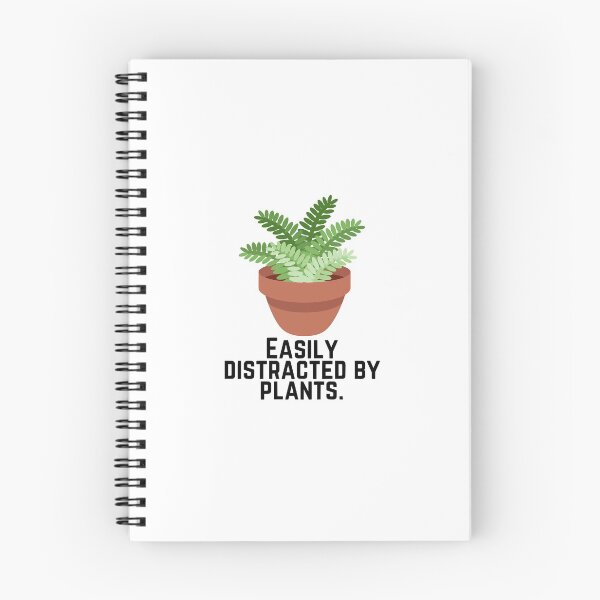 Item preview, easily distracted by plants designed and sold by SUNNYsFACTORY.