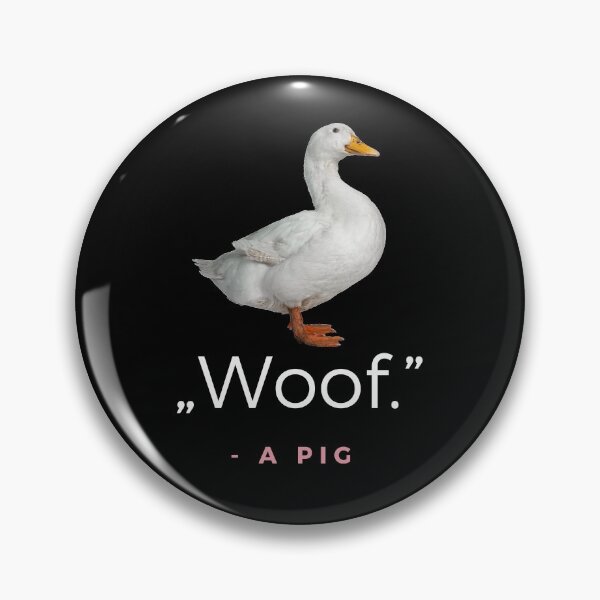 Item preview, Woof - A Pig Quote designed and sold by ubaDesigns.