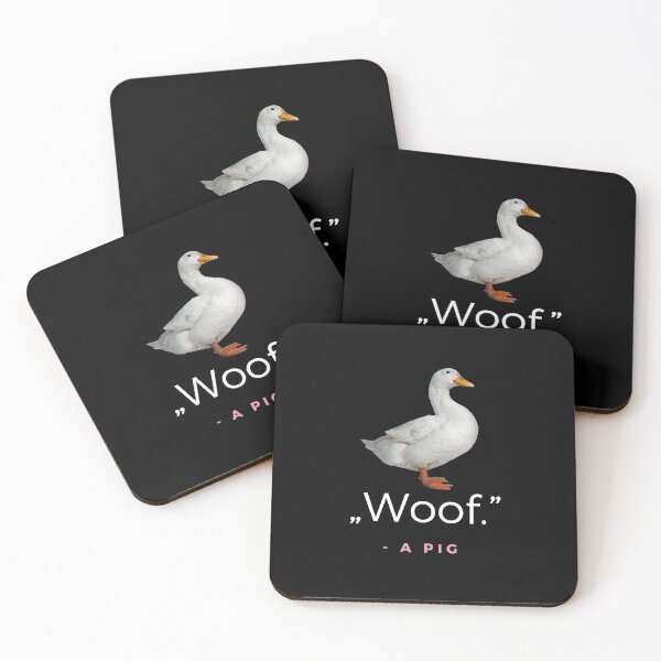 Item preview, Woof - A Pig Quote designed and sold by ubaDesigns.