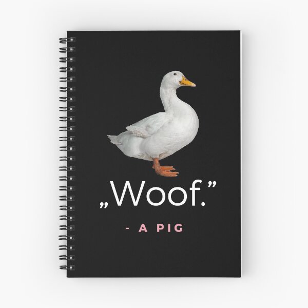 Item preview, Woof - A Pig Quote designed and sold by ubaDesigns.