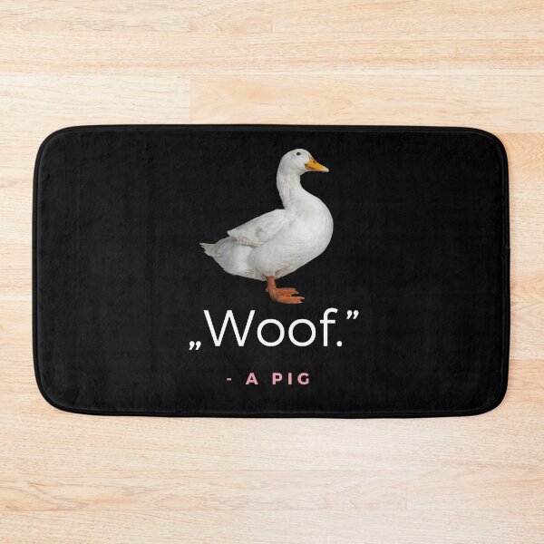 Item preview, Woof - A Pig Quote designed and sold by ubaDesigns.