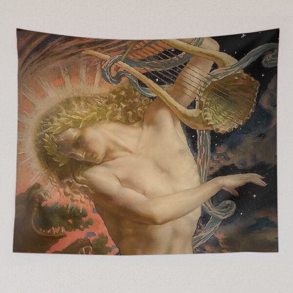 Item preview, Orpheus in the Underworld (detail) by Jean Delville designed and sold by IndieArtDream.