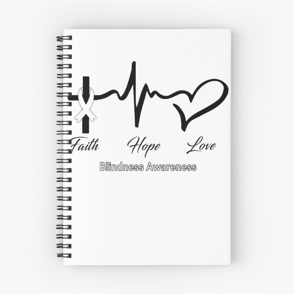 Item preview, Faith Hope Love Blindness Awareness designed and sold by frechettee.