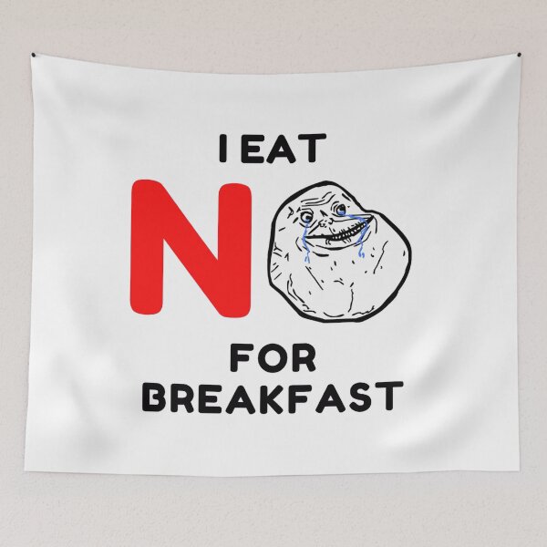 Item preview,  I eat no for breakfast sarcastic quote t shirt [P-IEN 8][513] designed and sold by HIPNOTIZAR  CRAFTS.