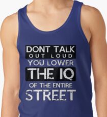 Sherlock - Don't Talk Out Loud... Tank Top