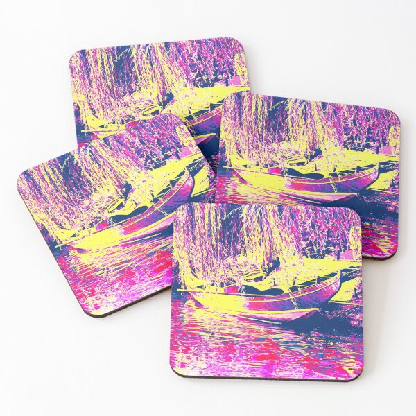 Item preview, Boat in The Trees Pink & Yellow designed and sold by Billgreen54.