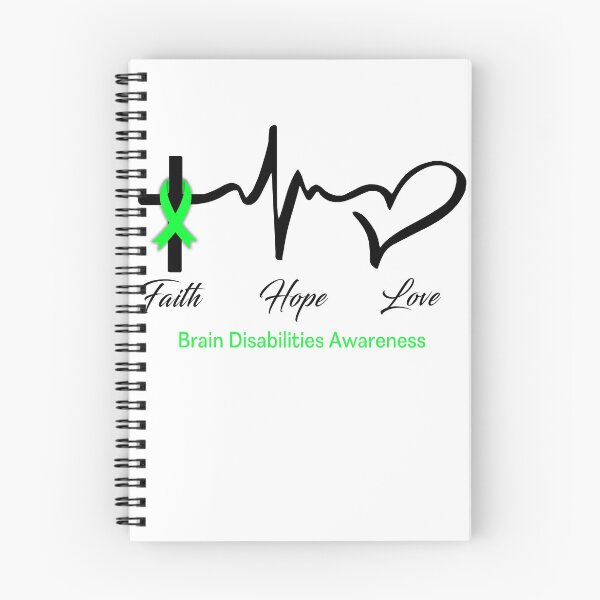 Item preview, Faith Hope Love Brain Disabilities Awareness designed and sold by frechettee.