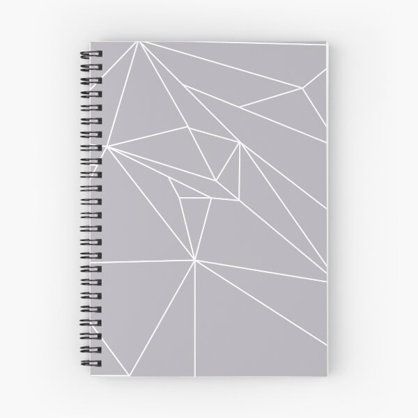 Item preview, Grey with White Lines Geometric Design designed and sold by shadowbright.