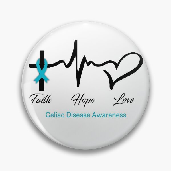 Item preview, Faith Hope Love Celiac Disease Awareness designed and sold by frechettee.