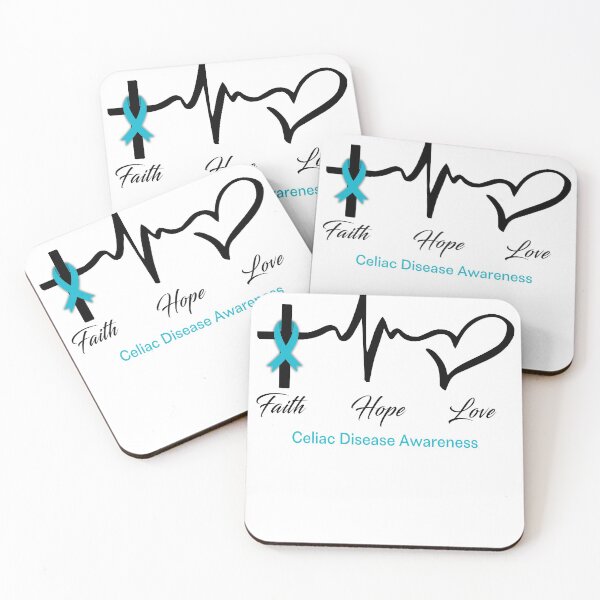 Item preview, Faith Hope Love Celiac Disease Awareness designed and sold by frechettee.