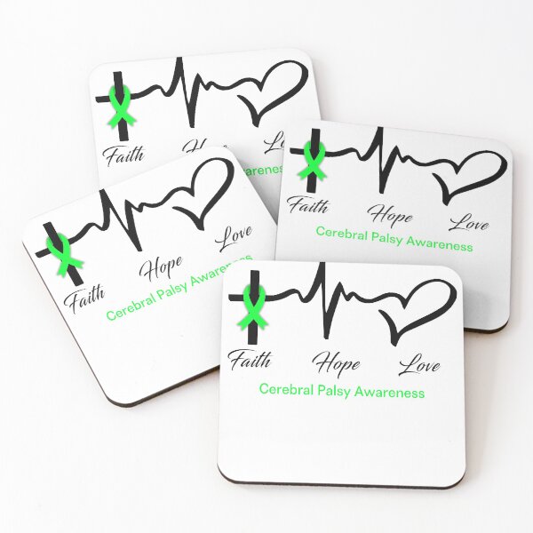 Item preview, Faith Hope Love Cerebral Palsy Awareness designed and sold by frechettee.