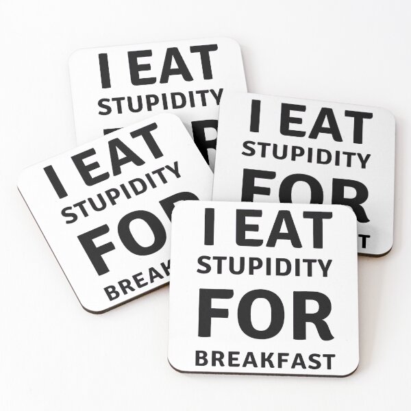 Item preview, I eat no for breakfast sarcastic quote t shirt [P-IEN 9][515] designed and sold by HIPNOTIZAR  CRAFTS.