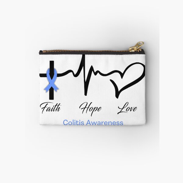 Item preview, Faith Hope Love Colitis Awareness designed and sold by frechettee.