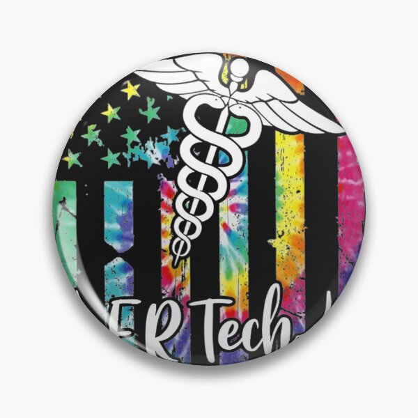 Artikelvorschau, Amerikanische Flagge Krankenschwester Tie Dye ER Tech Nurse Day entworfen und verkauft von wriunimso.