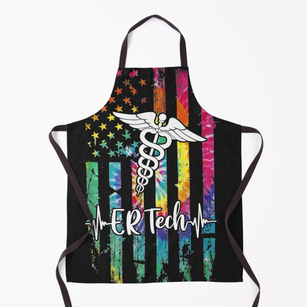 Item preview, American Flag Nurse Tie Dye ER Tech Nurse Day designed and sold by wriunimso.
