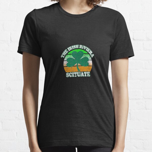 Scituate MA Irish Riviera Massachusetts T Shirt Shamrock Essential T-Shirt