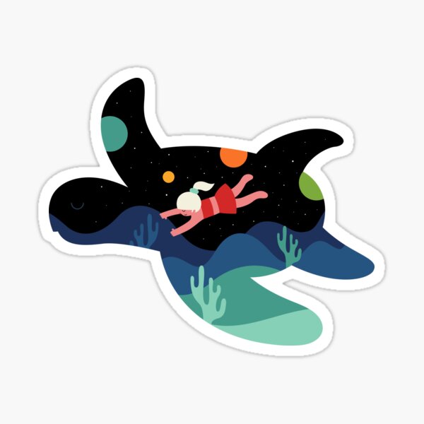 Ocean Roaming Sticker