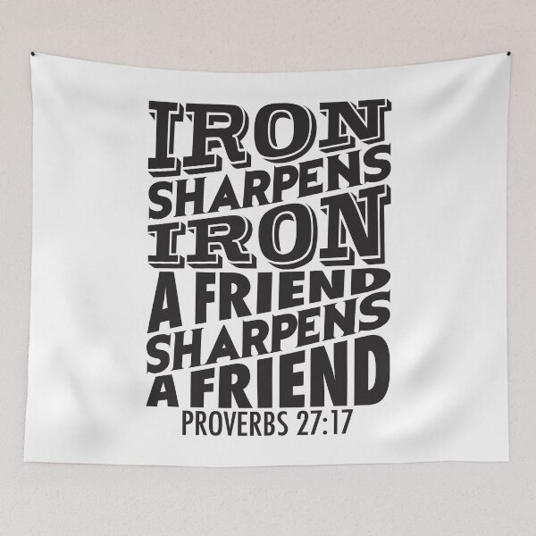 Item preview, Proverbs 27:17 designed and sold by plushism.