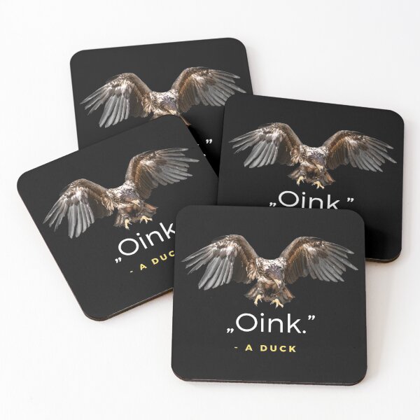 Item preview, Oink - A Duck Quote designed and sold by ubaDesigns.