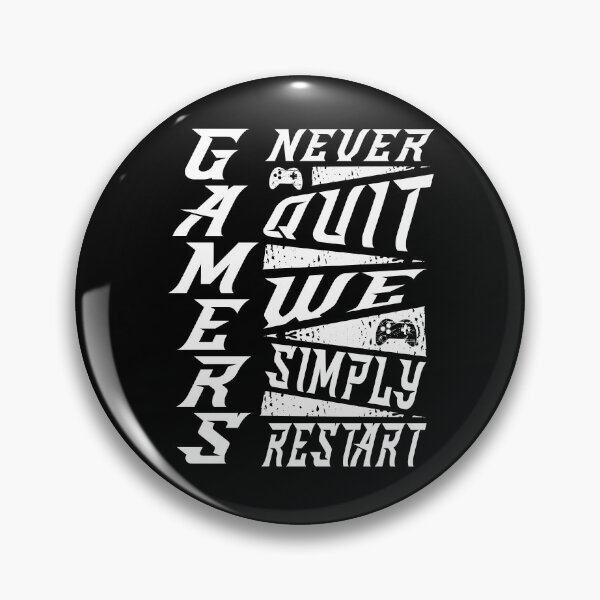 Artikelvorschau, Gamers Never Quit Gaming Zocker Zocken Konsole entworfen und verkauft von besTmanuFacture.