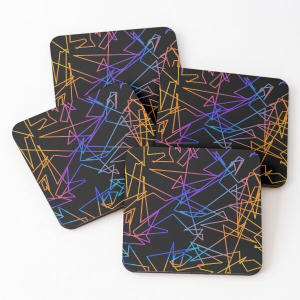 Item preview, Rainbow Glitter On Black designed and sold by Lucky-Town-Art.