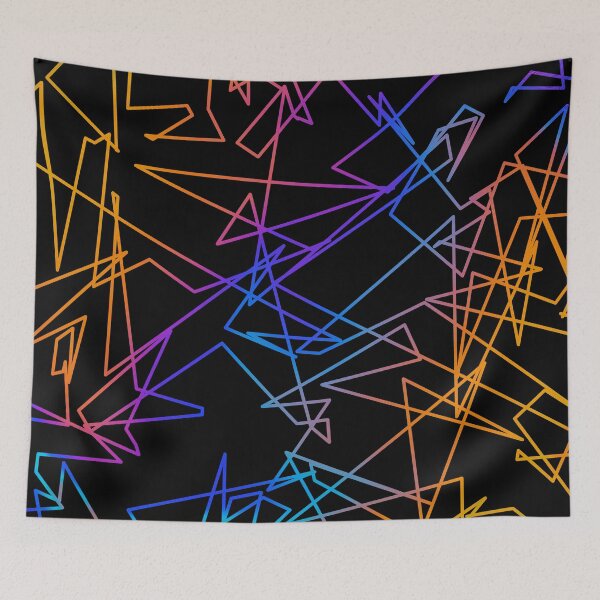 Item preview, Rainbow Glitter On Black designed and sold by Lucky-Town-Art.