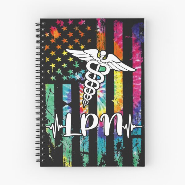 Item preview, American Flag Nursing Tie Dye LPN Nurse Day designed and sold by wriunimso.