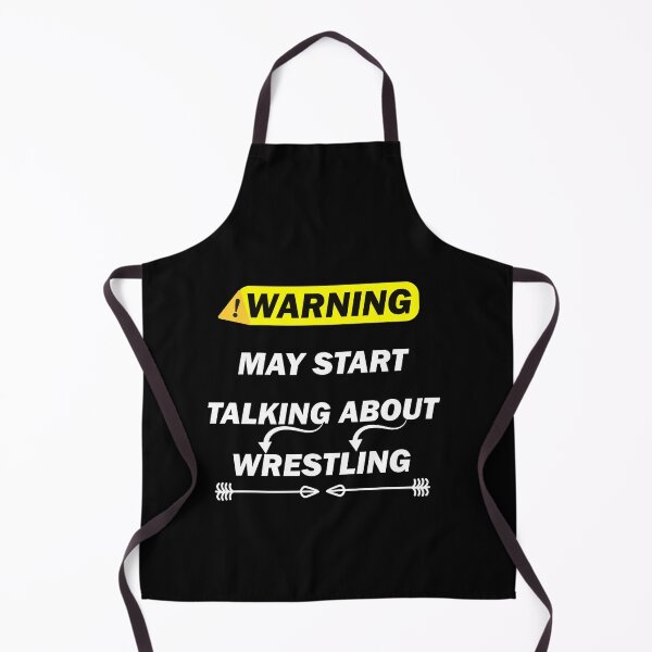 Item preview, Warning May Start Talking About Wrestling _ designed and sold by Abderrahim Bguiguir.