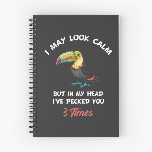 Item preview, I May Look Calm But in My Head I've Pecked You 3 Times designed and sold by sunnyhou.